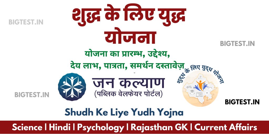 Shudh Ke Liye Yudh Yojna