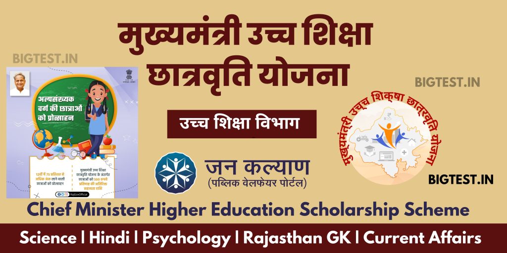 Chief Minister Higher Education Scholarship Scheme